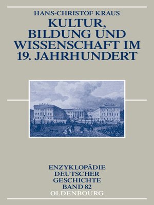 cover image of Kultur, Bildung und Wissenschaft im 19. Jahrhundert